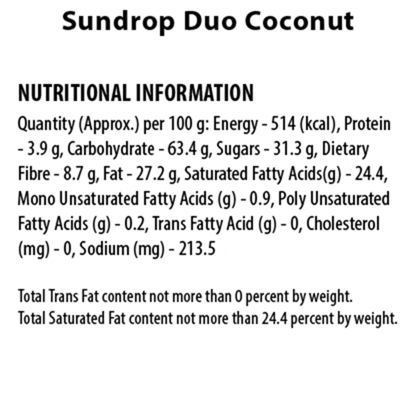 Sundrop Duo Peanuts Biggie Bar 20.5 g