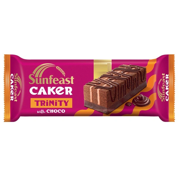 Sunfeast Trinity Choco Cake 23 G