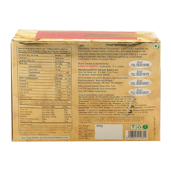 Karachi Bakery Premium Biscuits 400 g