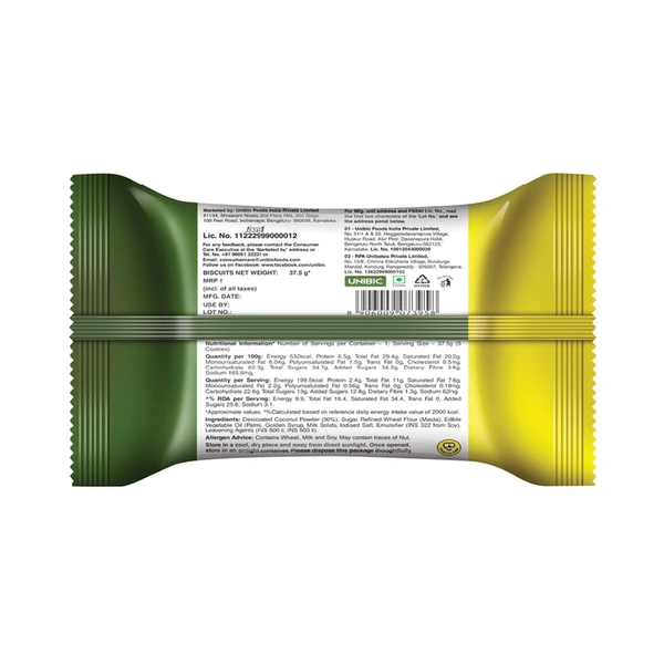 Unibic Danish Coconut Cookies 37.5 g
