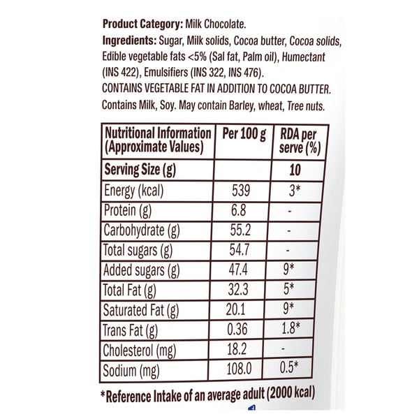 Galaxy Milk Chocolate Home Pack 80 g
