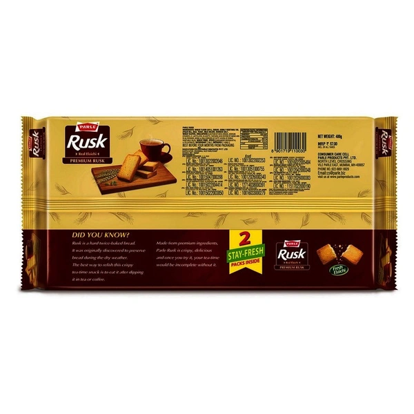 Parle Elaichi Rusk 400 G