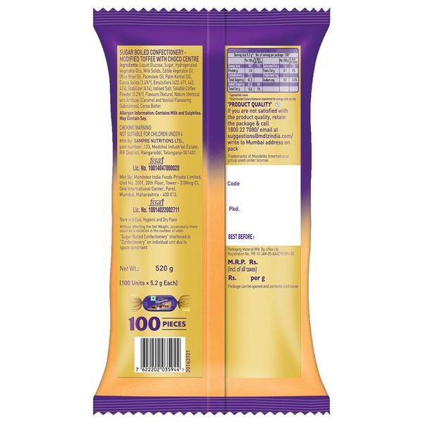 Chocolairs gold Coffee Candy 60 N (5.2 g Each)