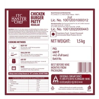 ITC Chicken Burger Patty Regular 1.5 kg