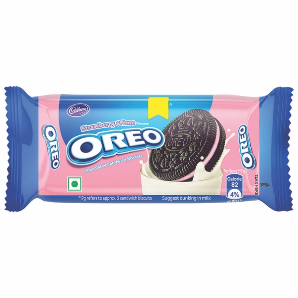 Cadbury Oreo Strawberry Creme Biscuit 43.75 g