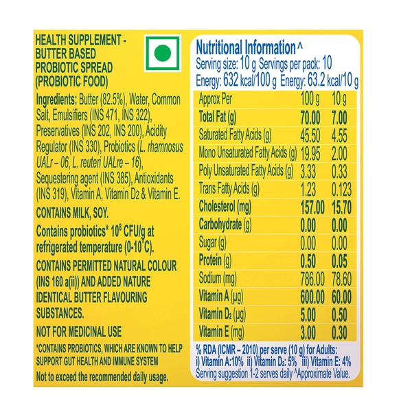 Nutralite Doodhshakti Probiotic Butter Spread 500 g