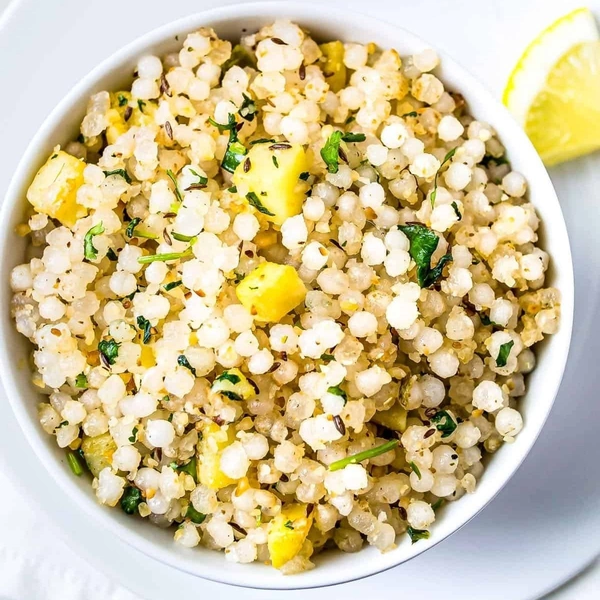 Sabudana Khichdi with Dahi