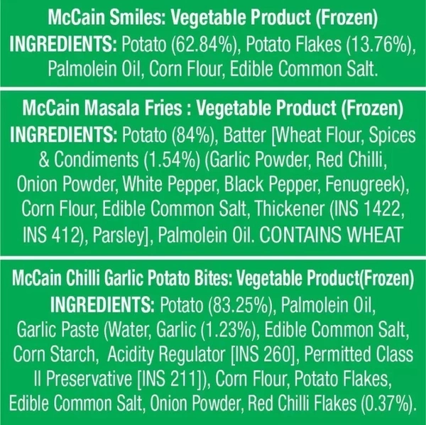 McCain Variety Pack 550g