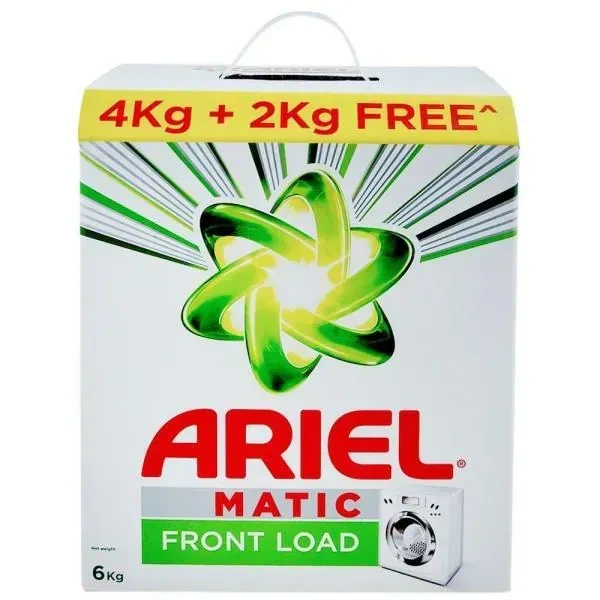 Ariel Matic Front Load Detergent Powder, 4kg + 2kg