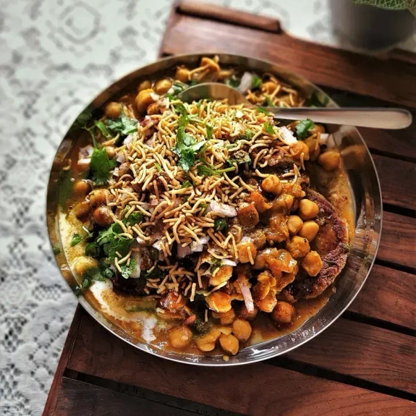 Chhole Tikki Chaat