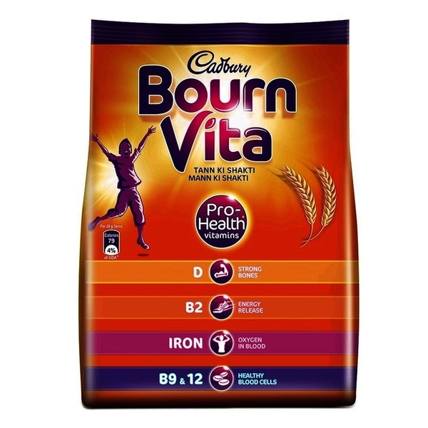Cadbury Bournvita Chocolate Drink Refill, 500 g
