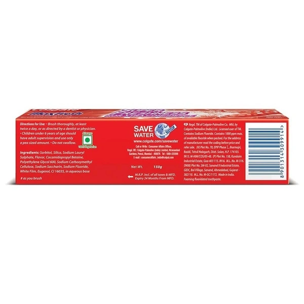Colgate Max Fresh Red Toothpaste 150 g