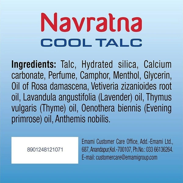Navratna Mint Fresh Talcum Powder 100 g