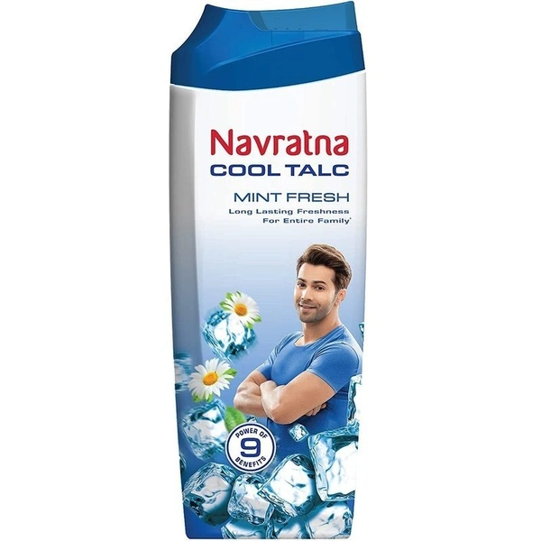 Navratna Mint Fresh Talcum Powder 400 g