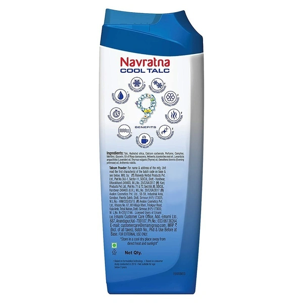 Navratna Mint Fresh Talcum Powder 400 g