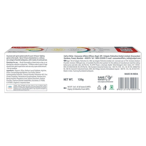 Colgate Total Toothpaste 120 g
