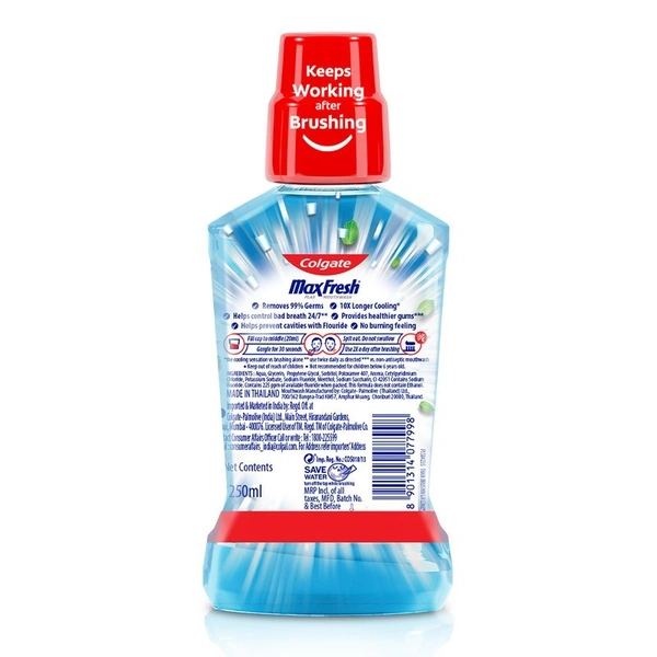 Colgate Plax Peppermint Mouth Wash 250 Ml