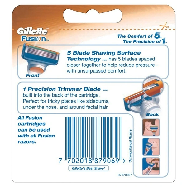 Gillette Fusion Cartridges 4 N