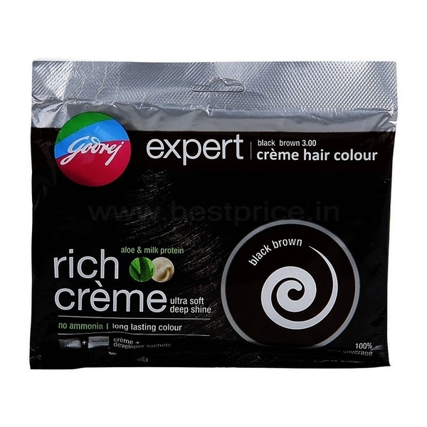 Godrej Expert Black Brown Hair Color 20 g + 20 ml