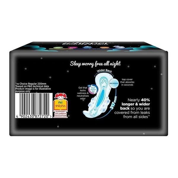 Whisper Ultra Nights XL+ Sanitary Pads 30 N