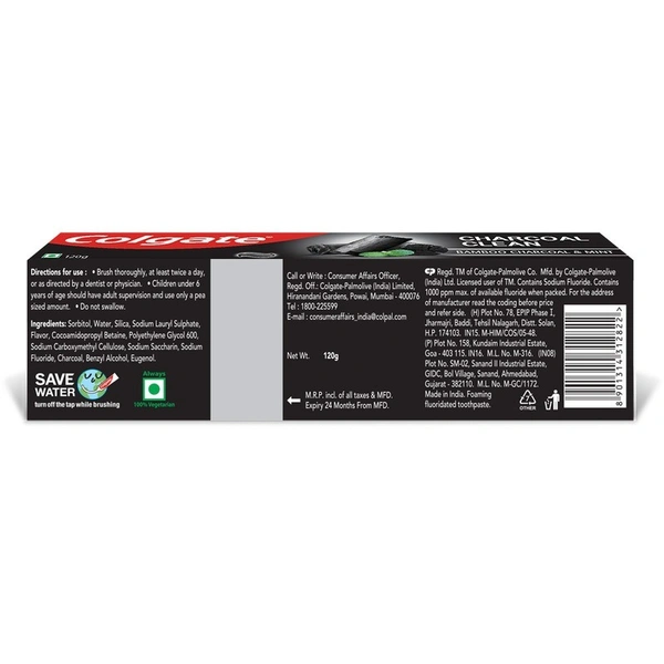 Colgate Charcoal Clean Toothpaste 120 g