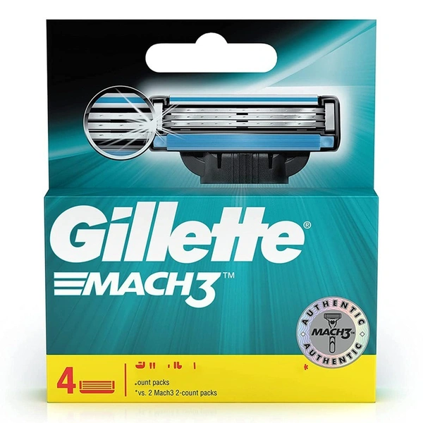 Gillette Mach 3 Cartridge 4 N
