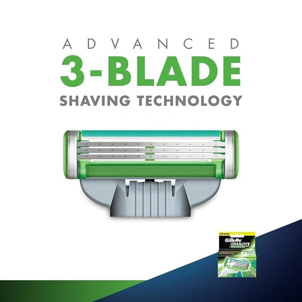 Gillette Mach 3 Sensitive Cartridge, 2N