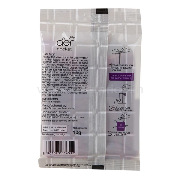 Godrej Aer Let Valley Bloom Pocket Air Freshener 10 g