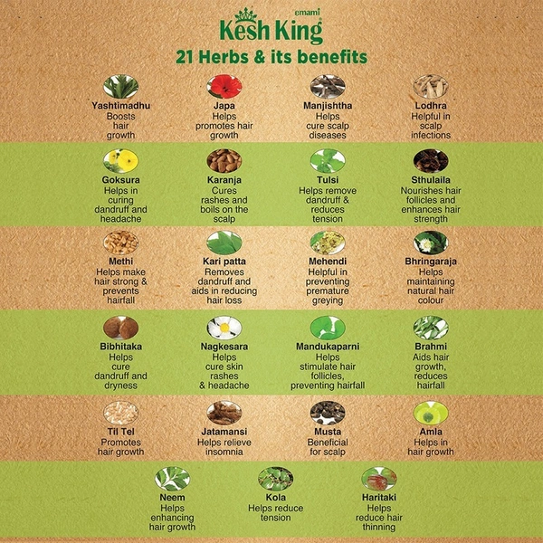 Kesh King Ayurvedic Hair Oil 4 N (100 ml Each)
