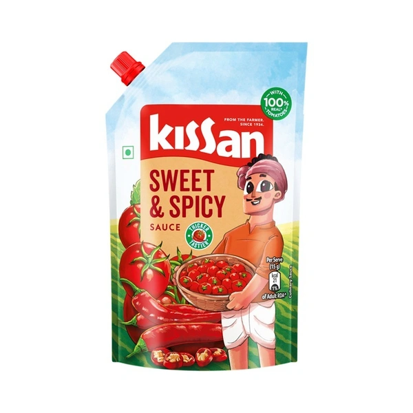 Kissan Tomato Ketchup Sweet N Spicy Twist 425 G