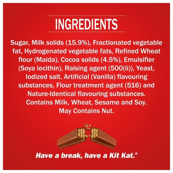 KitKat Nestle KitKat Chocolate 123.2 g