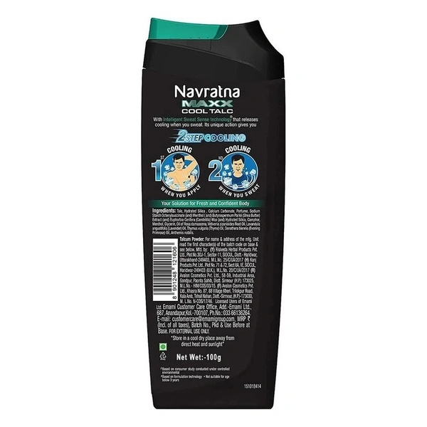 Navratna Maxx Cool Talcum Powder 400 g