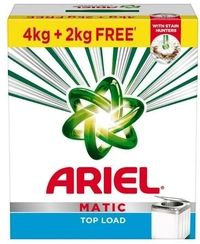 Ariel Matic Detergent Powder Top Load, 4kg + 2kg