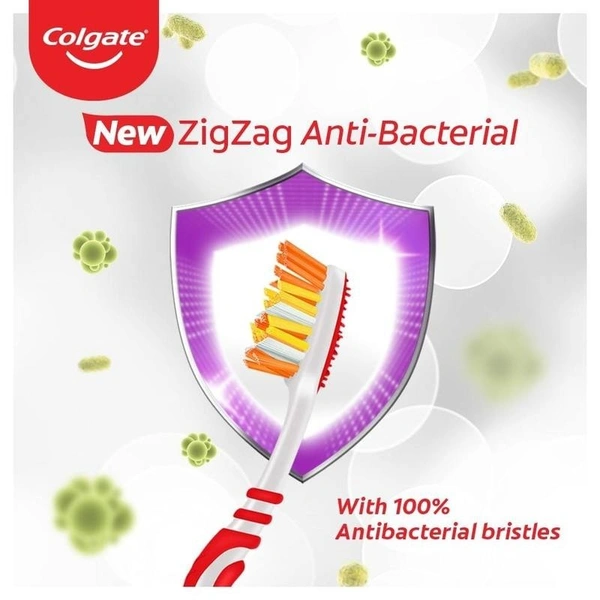 Colgate Toothbrush Zig Zag, 6 N