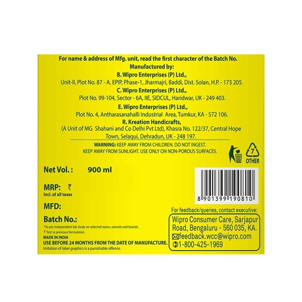 Giffy Lemon & Active Salt Dishwash Gel 900 ml + 900 ml