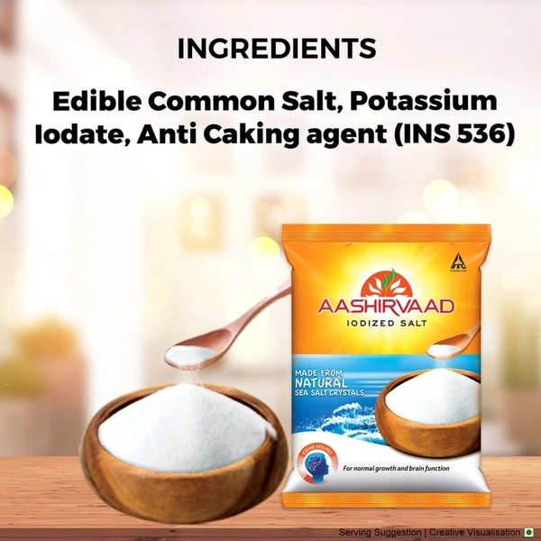 Aashirvaad Iodised salt 1 kg