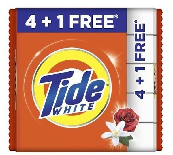Tide White Detergent Bar 5 N (200 g Each)