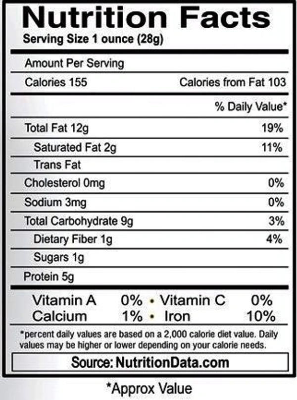 Nutraj Whole Cashew 500 g