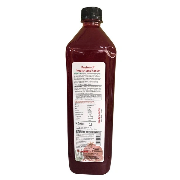 AloFrut Anaar Aloevera Juice 1 L
