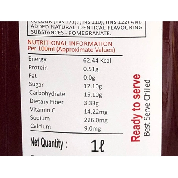AloFrut Anaar Aloevera Juice 1 L