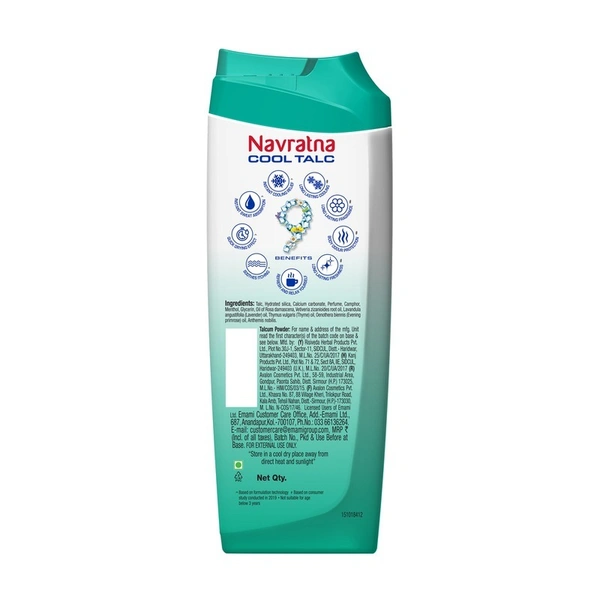 Navratna Active Deo Talcum Powder 200 g