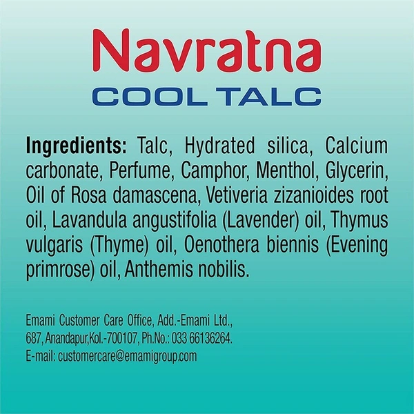 Navratna Active Deo Talcum Powder 200 g