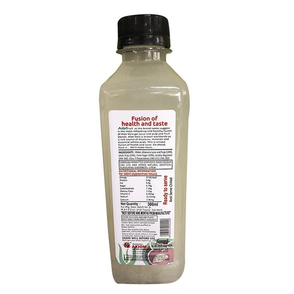 AloFrut Litchi Aloevera Juice 300 ml