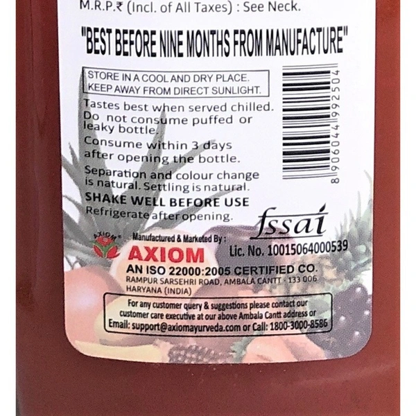 AloFrut Mixed Fruit Aloevera Juice 1 L