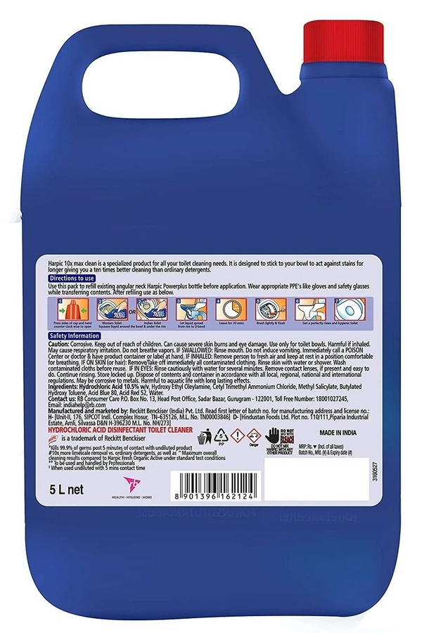 Harpic Disinfectant Toilet Cleaner 5 L