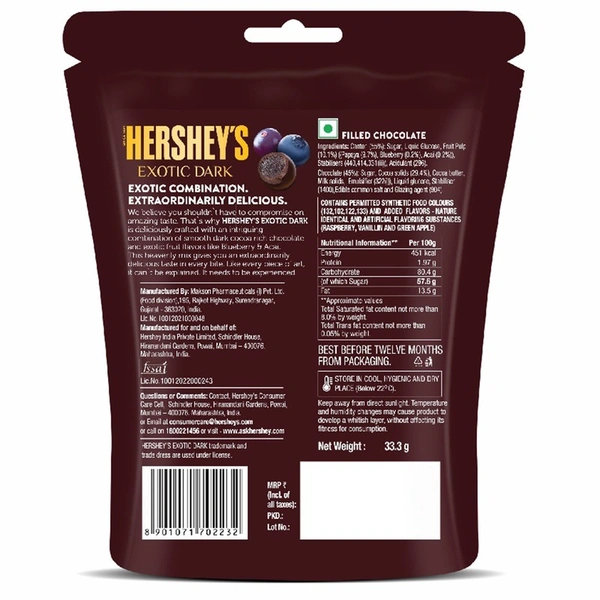 Hershey's Blueberry Acai Choco 33.3 g
