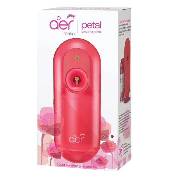 Godrej Aer Automatic Combi Pink Air Freshener 225 ml