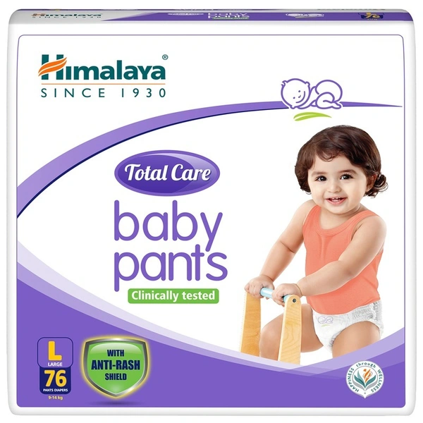 Himalaya Total Care Baby Large Diapers Pants 76 N