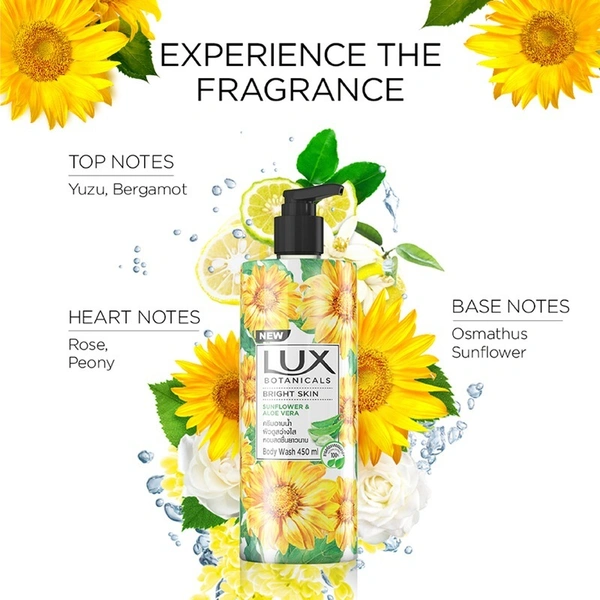 Lux Botanicals Sunflower & Aloevera 450 ml