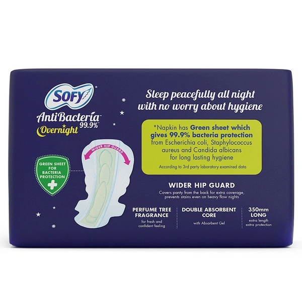 Sofy Anti Bacteria Overnight XXL Sanitary Pads 10 N